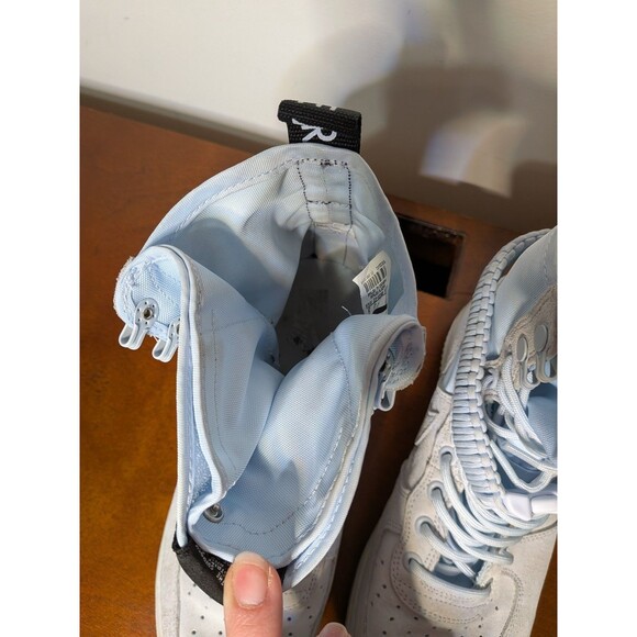 RARE Nike SF AF1 High Blue Tint Sneakers US Men 8 864024-402 Utility Gorpcore - Picture 12 of 16